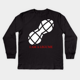 The Shelled One - I am a Legume Kids Long Sleeve T-Shirt